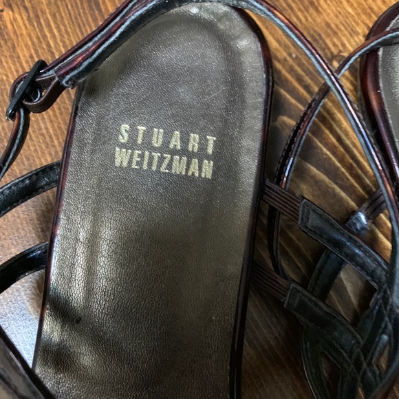 Stuart Weitzman Tortoise Strappy Sandals - Picture 3 of 4